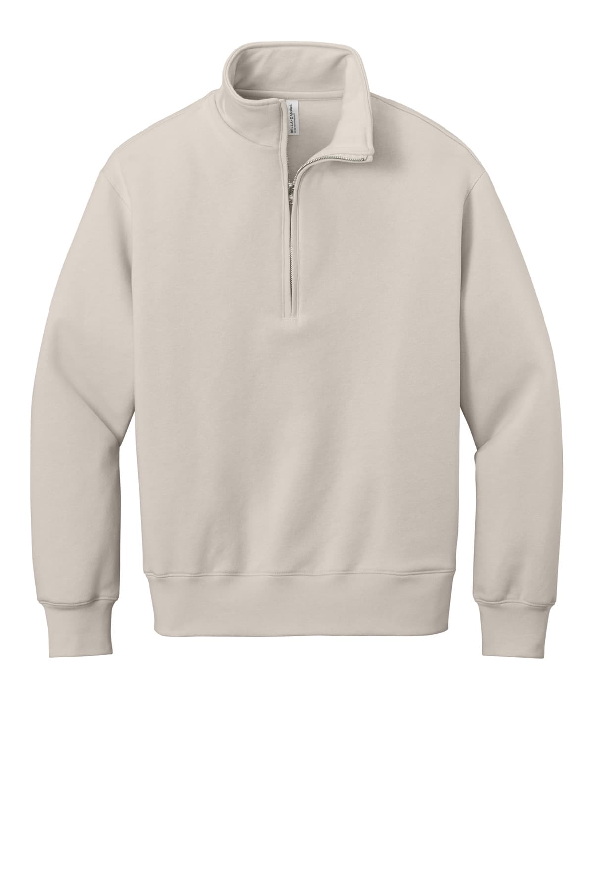 Bella + Canvas BELLA+CANVAS Unisex 10-Ounce Heavyweight 1/2-Zip Sweatshirt BC4740 in Dust