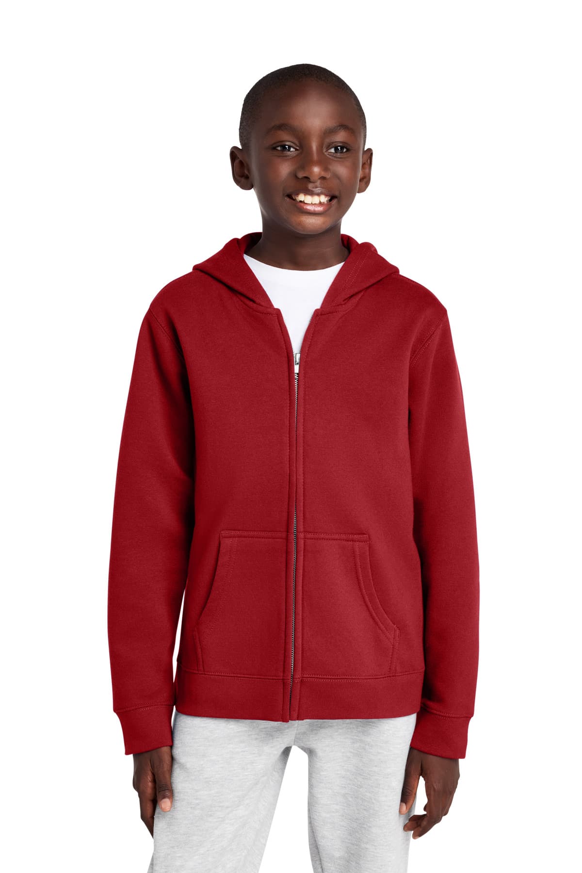 District District Youth V.I.T. Fleece Full-Zip Hoodie DT6102Y