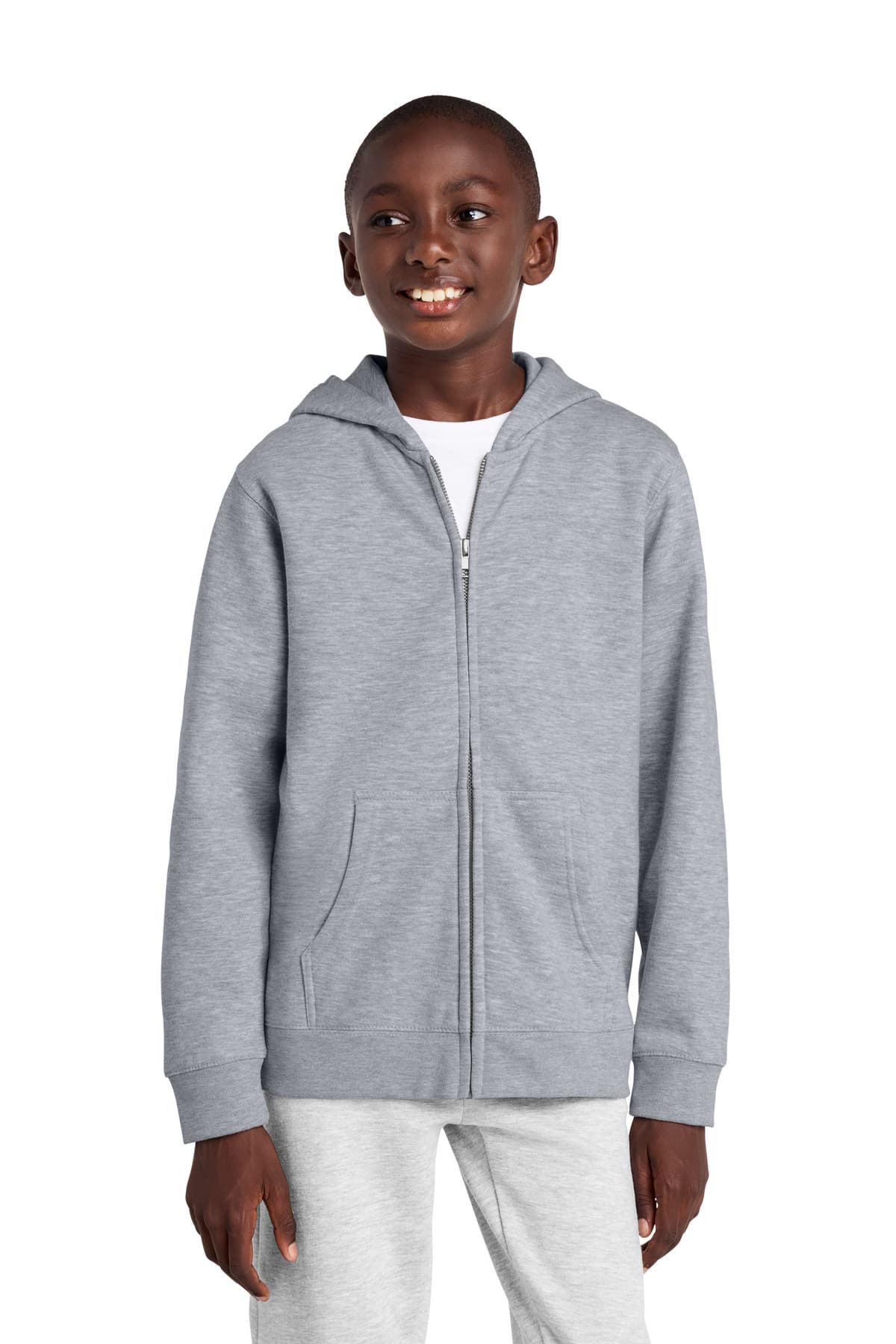 District District Youth V.I.T. Fleece Full-Zip Hoodie DT6102Y