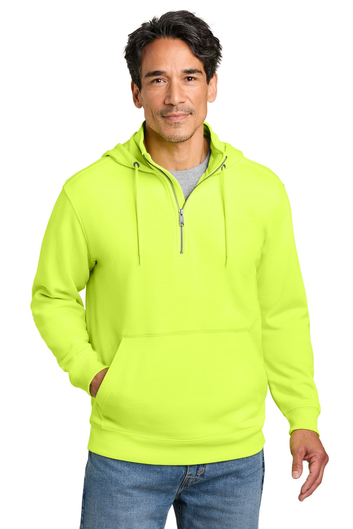 CornerStone CornerStone Tough Fleece 1/4-Zip Hoodie CSF633