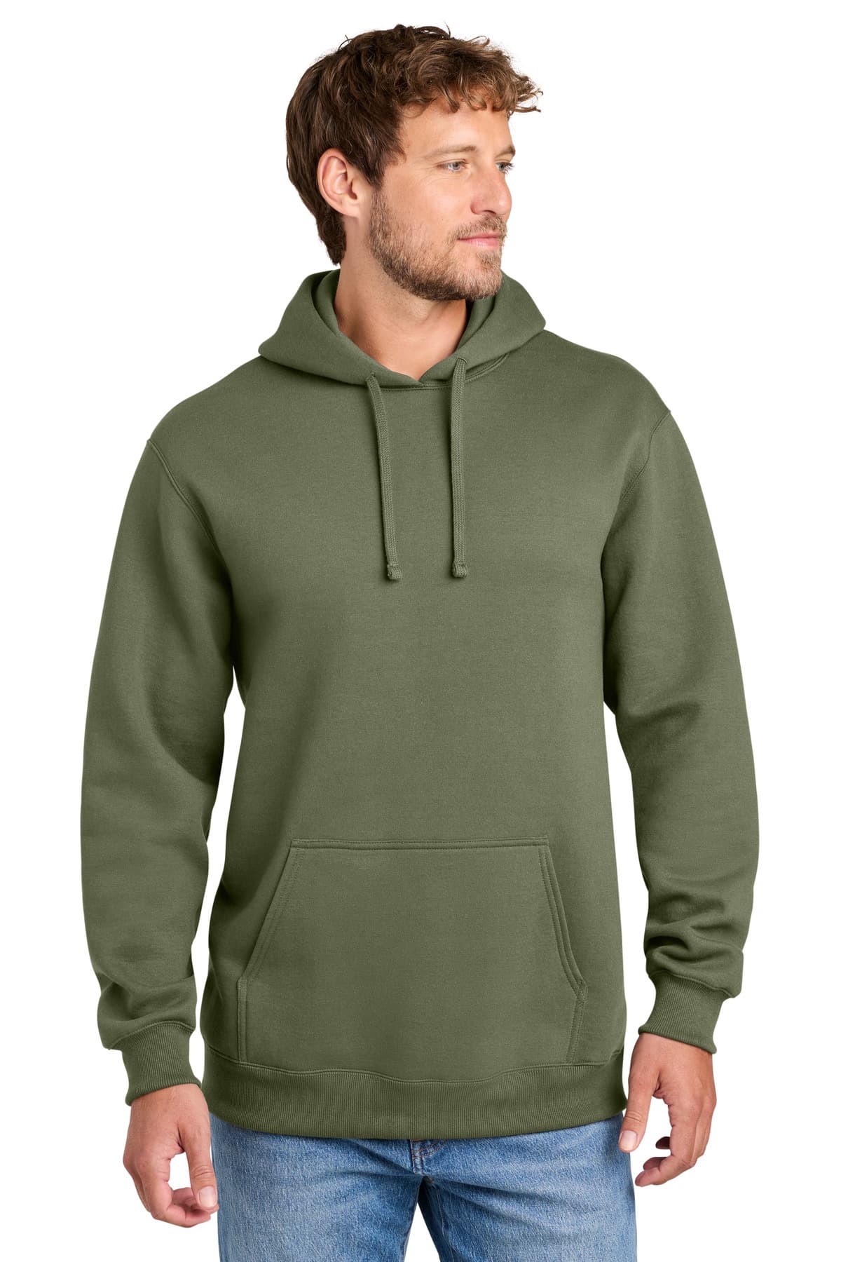 Port & Company Port & Co Foundation Fleece Pullover Hooded Sweatshirt PC107H