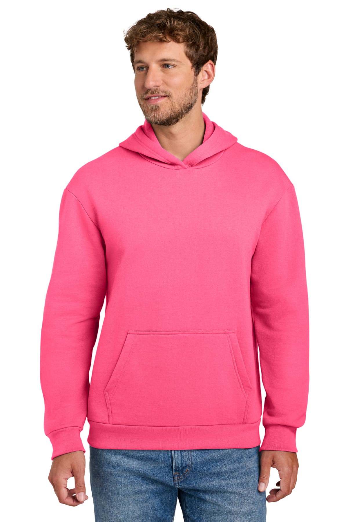Port & Company Port & Co Easy Fleece Pullover Hooded Sweatshirt PC68H