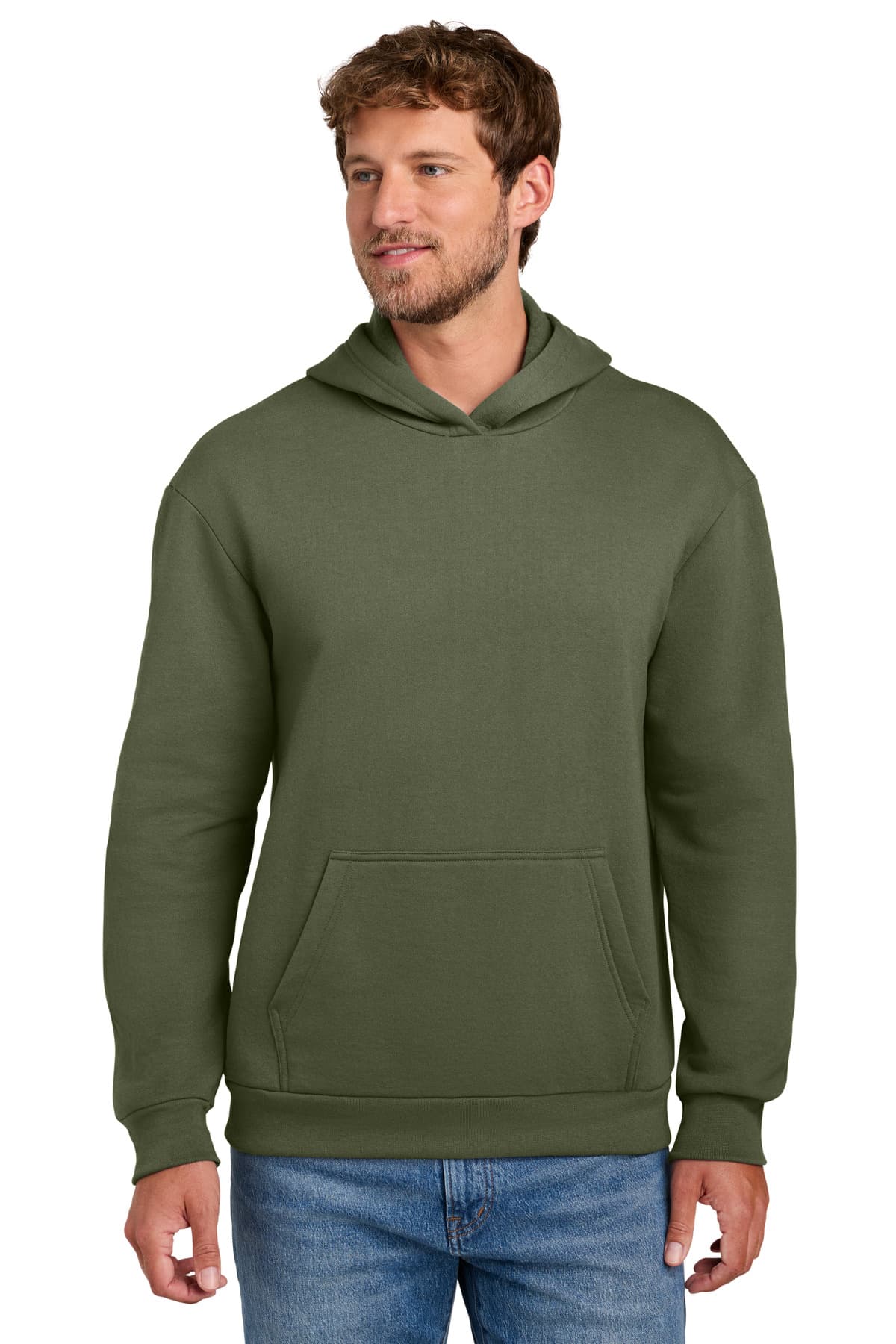 Port & Company Port & Co Easy Fleece Pullover Hooded Sweatshirt PC68H