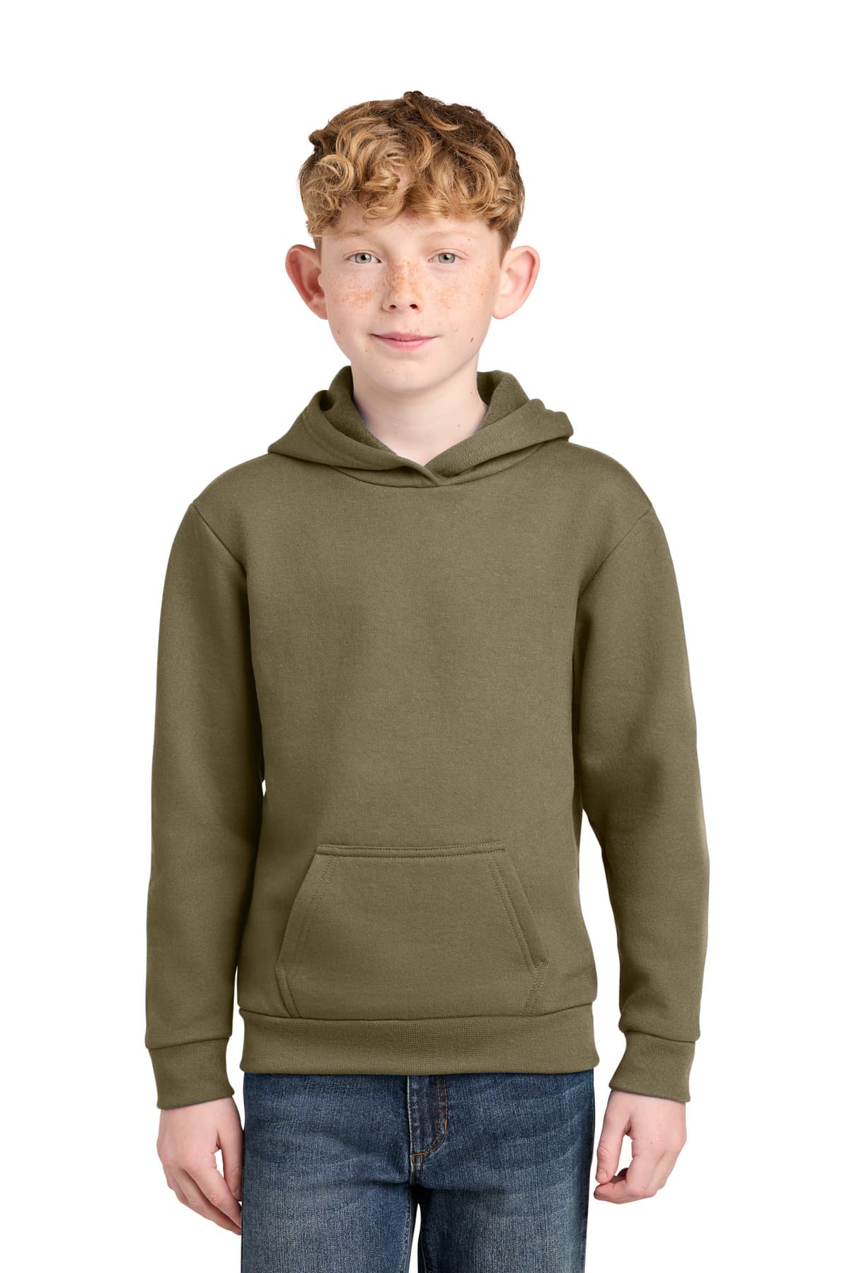 Port & Company Port & Co Youth Easy Fleece Pullover Hooded Sweatshirt PC68YH