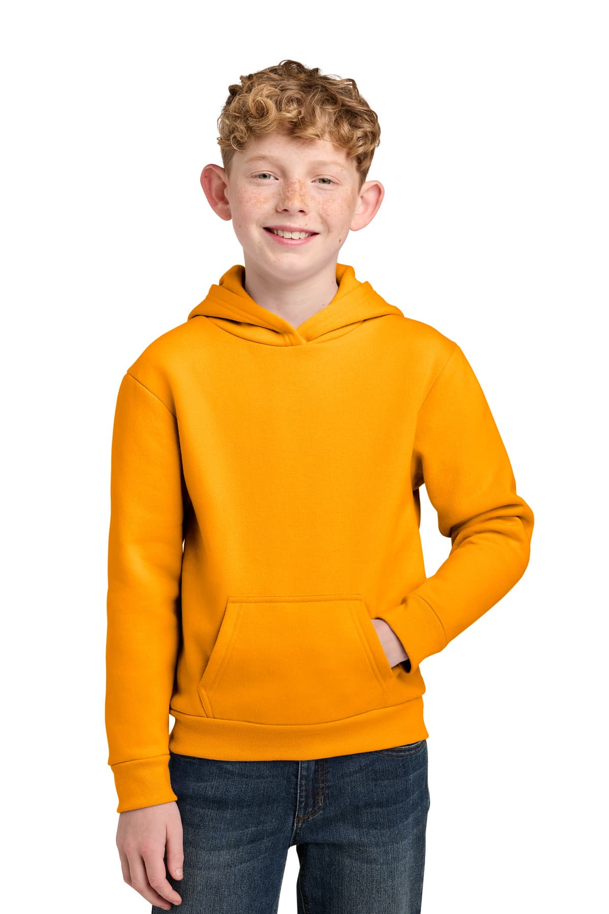 Port & Company Port & Co Youth Easy Fleece Pullover Hooded Sweatshirt PC68YH