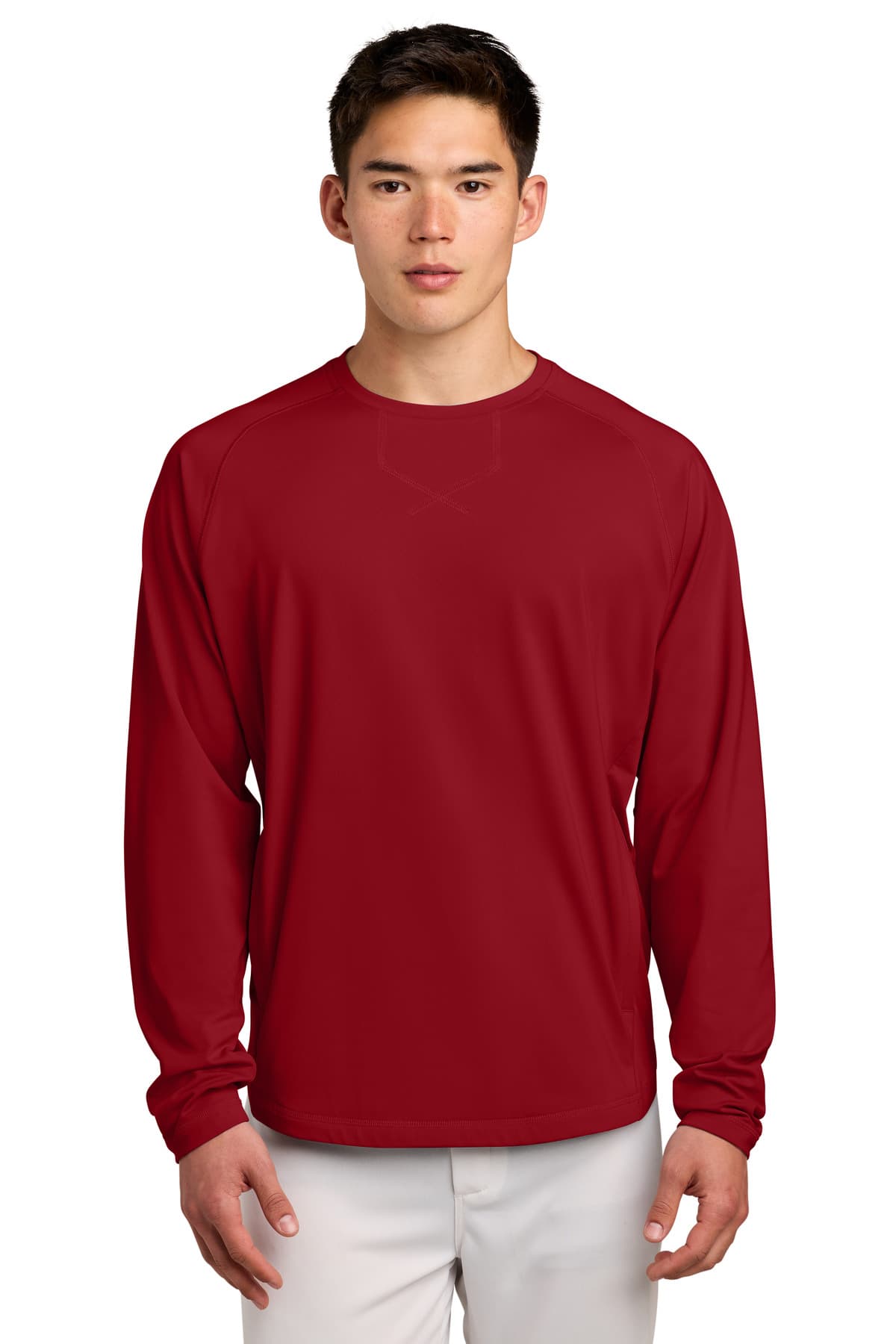 Sport-Tek Sport-Tek Sport-Wick Stretch Pocketed Crewneck ST859