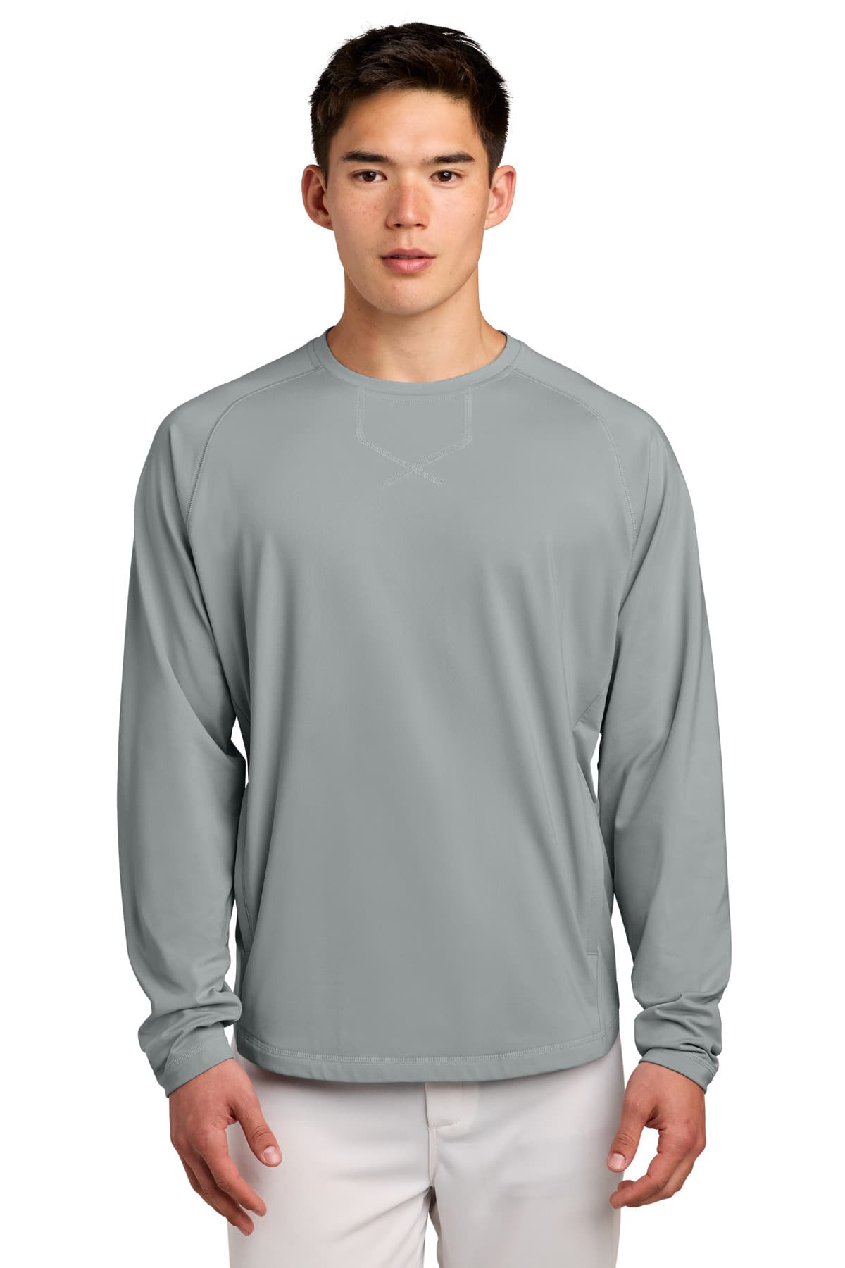 Sport-Tek Sport-Tek Sport-Wick Stretch Pocketed Crewneck ST859