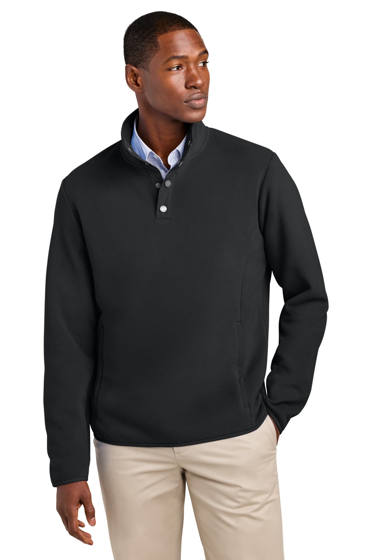 Brooks Brothers Brooks Brothers Fleece 1/4-Snap Neck BB18612