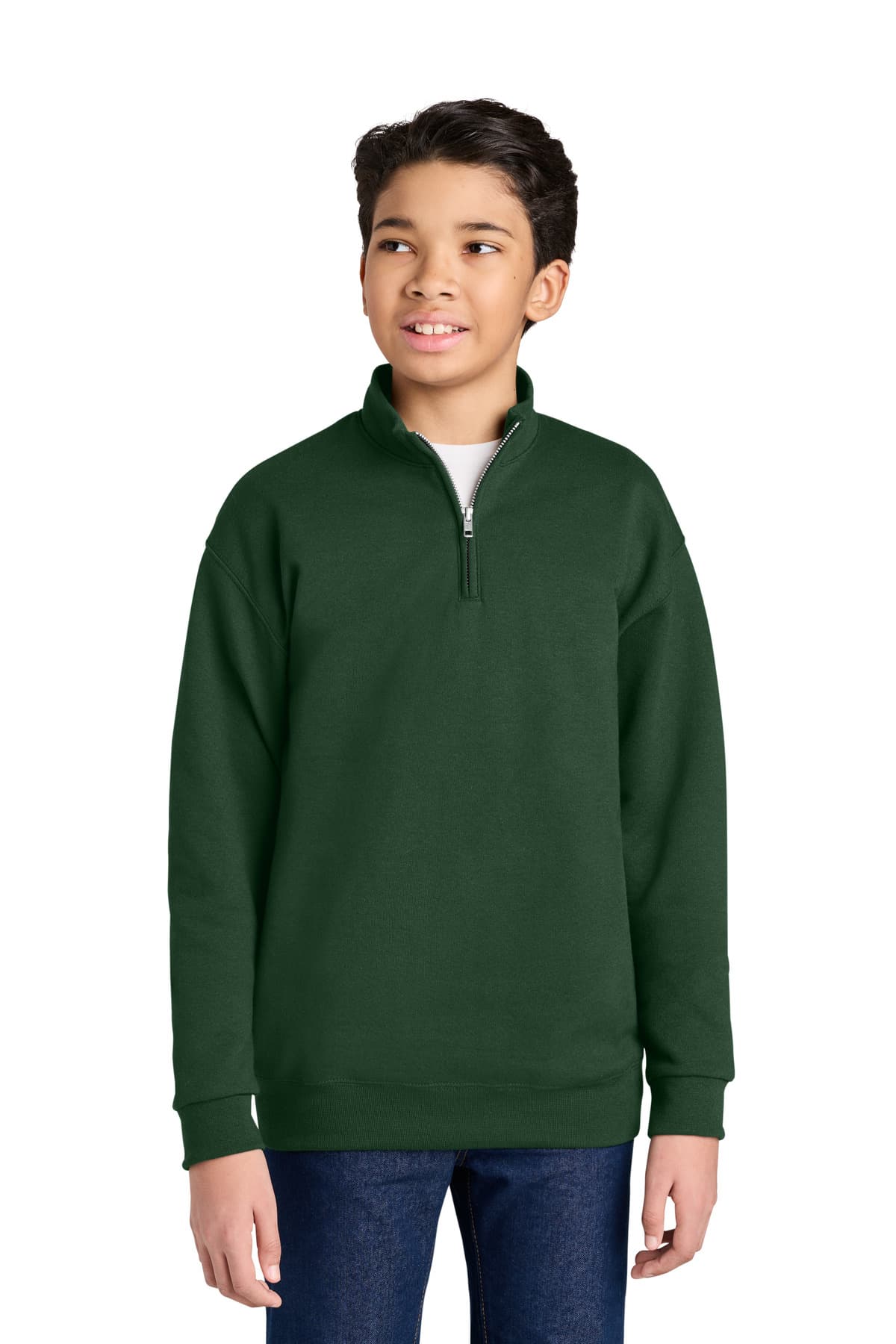 Jerzees Jerzees Youth NuBlend 1/4-Zip Cadet Collar Sweatshirt 995Y