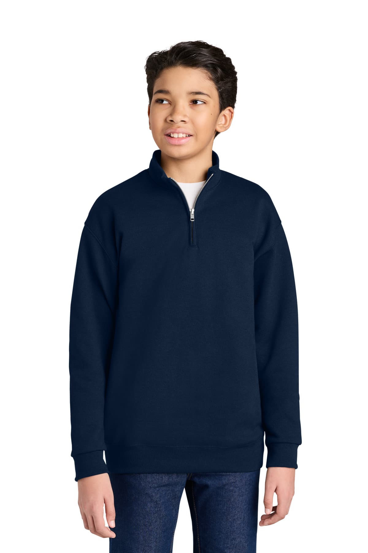 Jerzees Jerzees Youth NuBlend 1/4-Zip Cadet Collar Sweatshirt 995Y