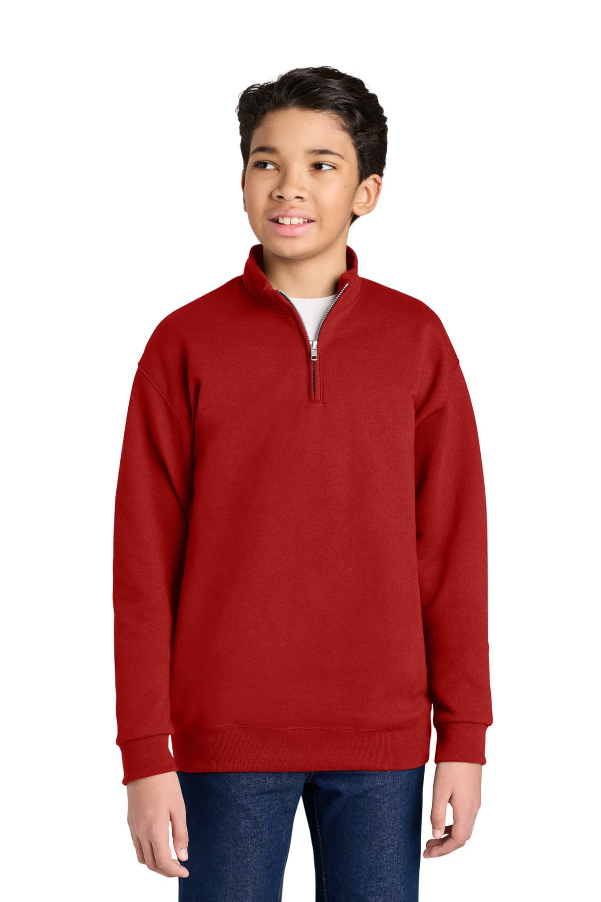 Jerzees Jerzees Youth NuBlend 1/4-Zip Cadet Collar Sweatshirt 995Y
