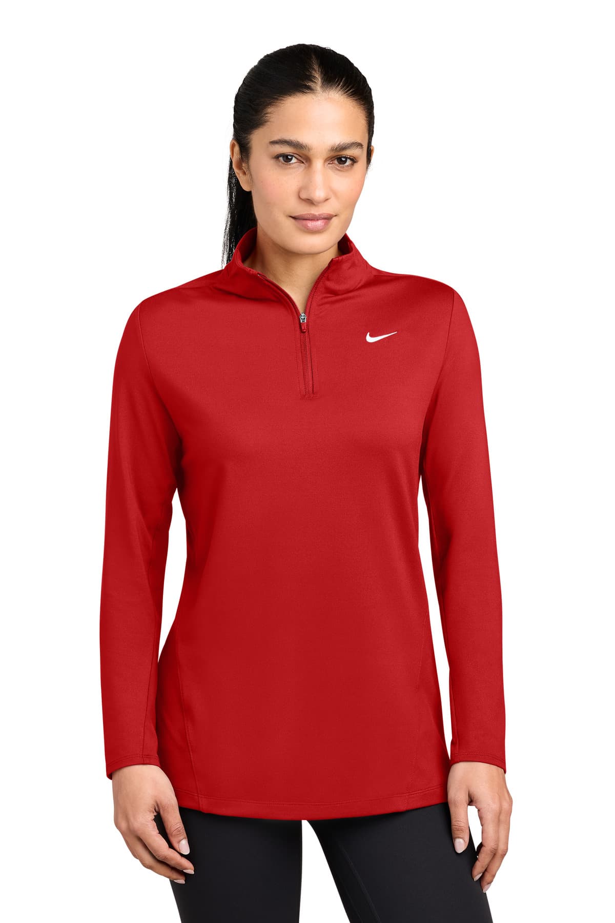 Nike Nike Women's Dri-FIT Stride 1/2-Zip NKIO8141 in Scarlet