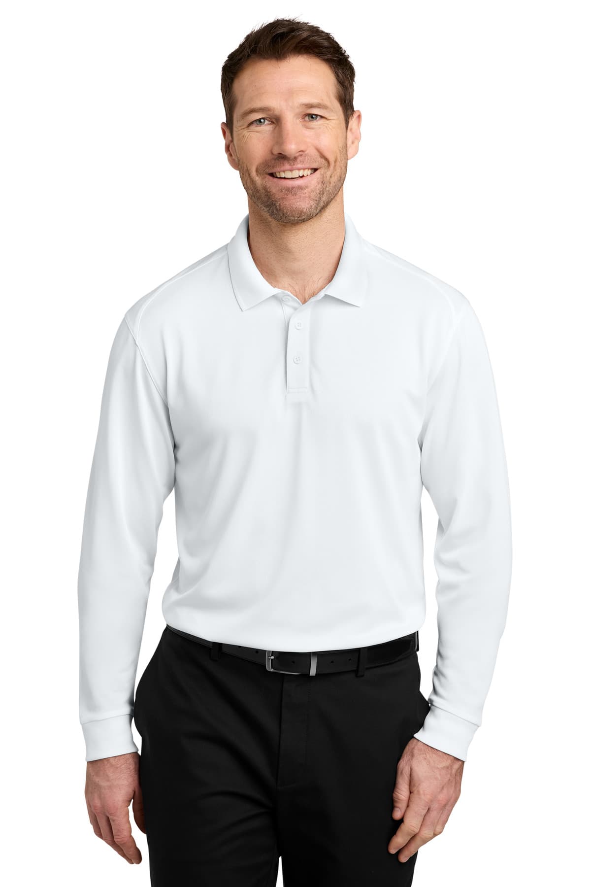 Port Authority Port Authority Wearever Performance Pique Long Sleeve Polo K240LS