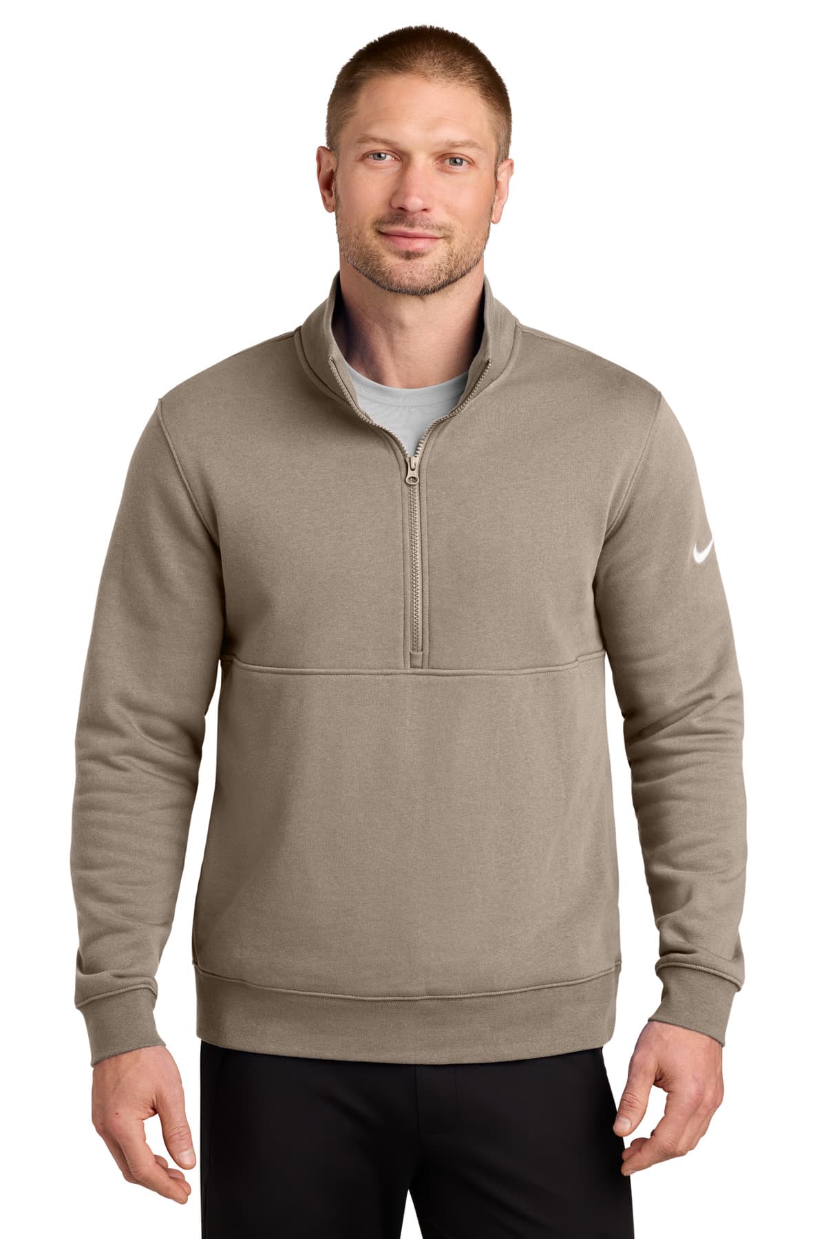 Nike Nike Club Fleece Sleeve Swoosh 1/2-Zip NKDX6718