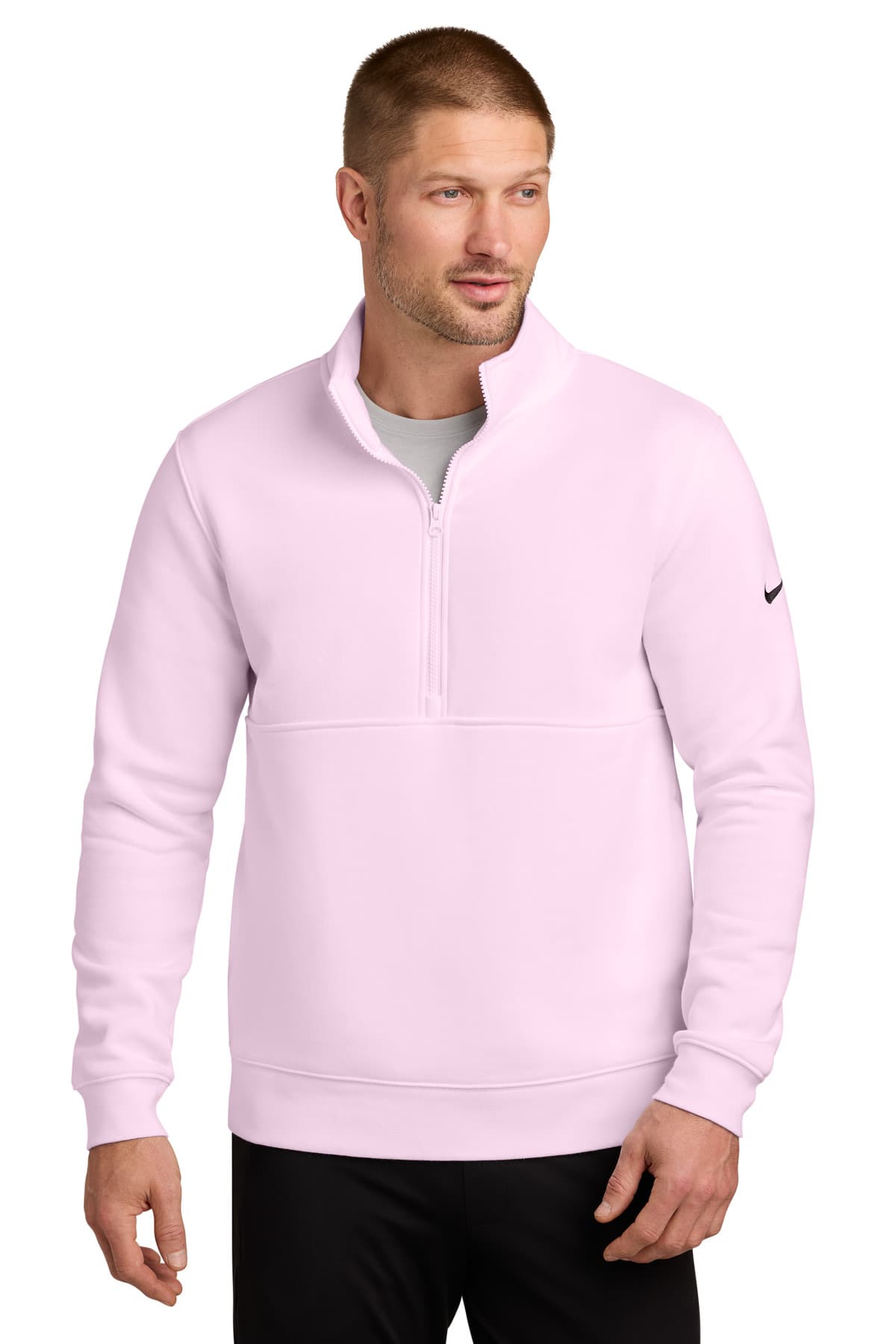 Nike Nike Club Fleece Sleeve Swoosh 1/2-Zip NKDX6718