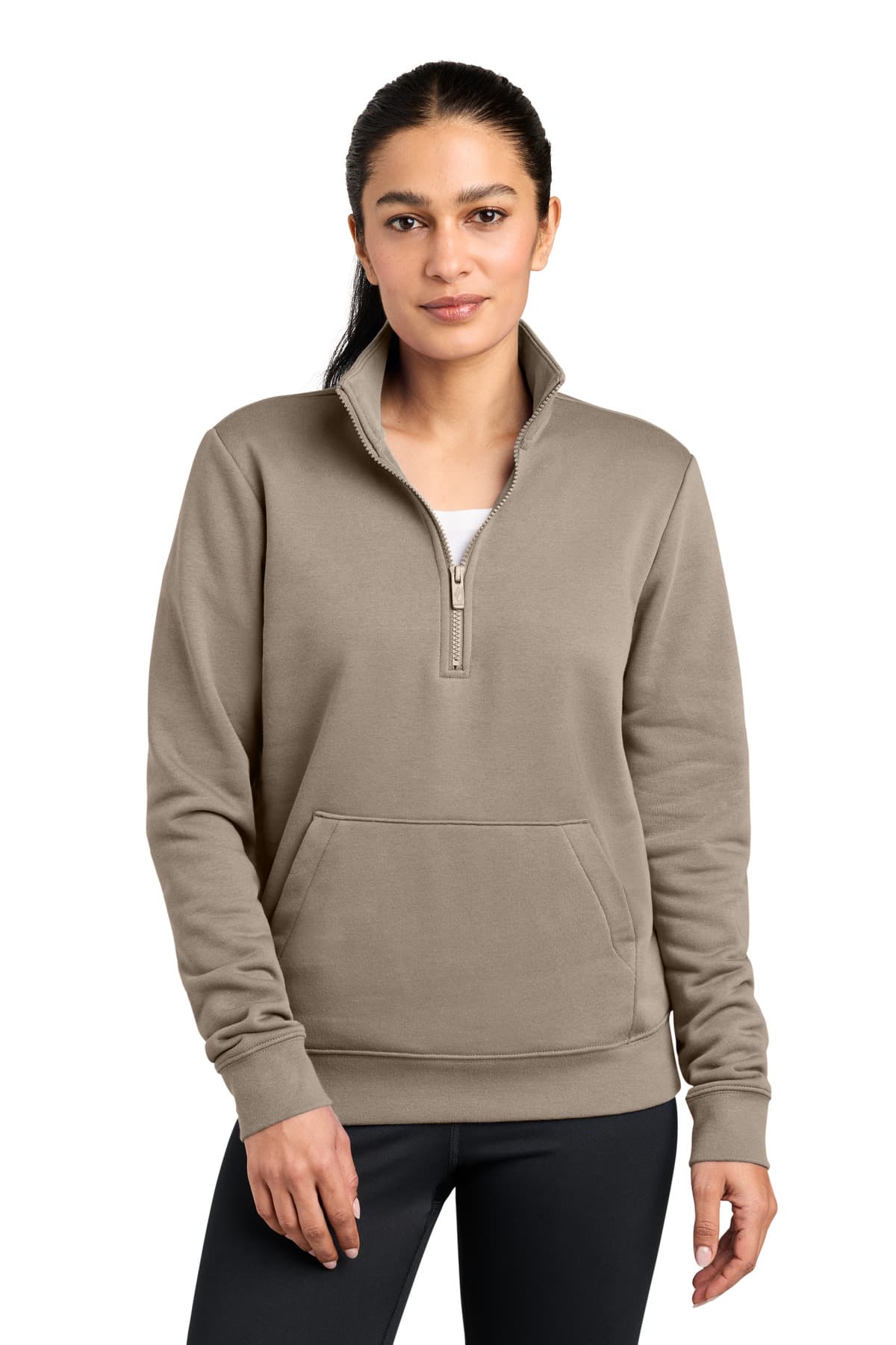 Nike Nike Women's Club Fleece Sleeve Swoosh 1/2-Zip NKDX6720