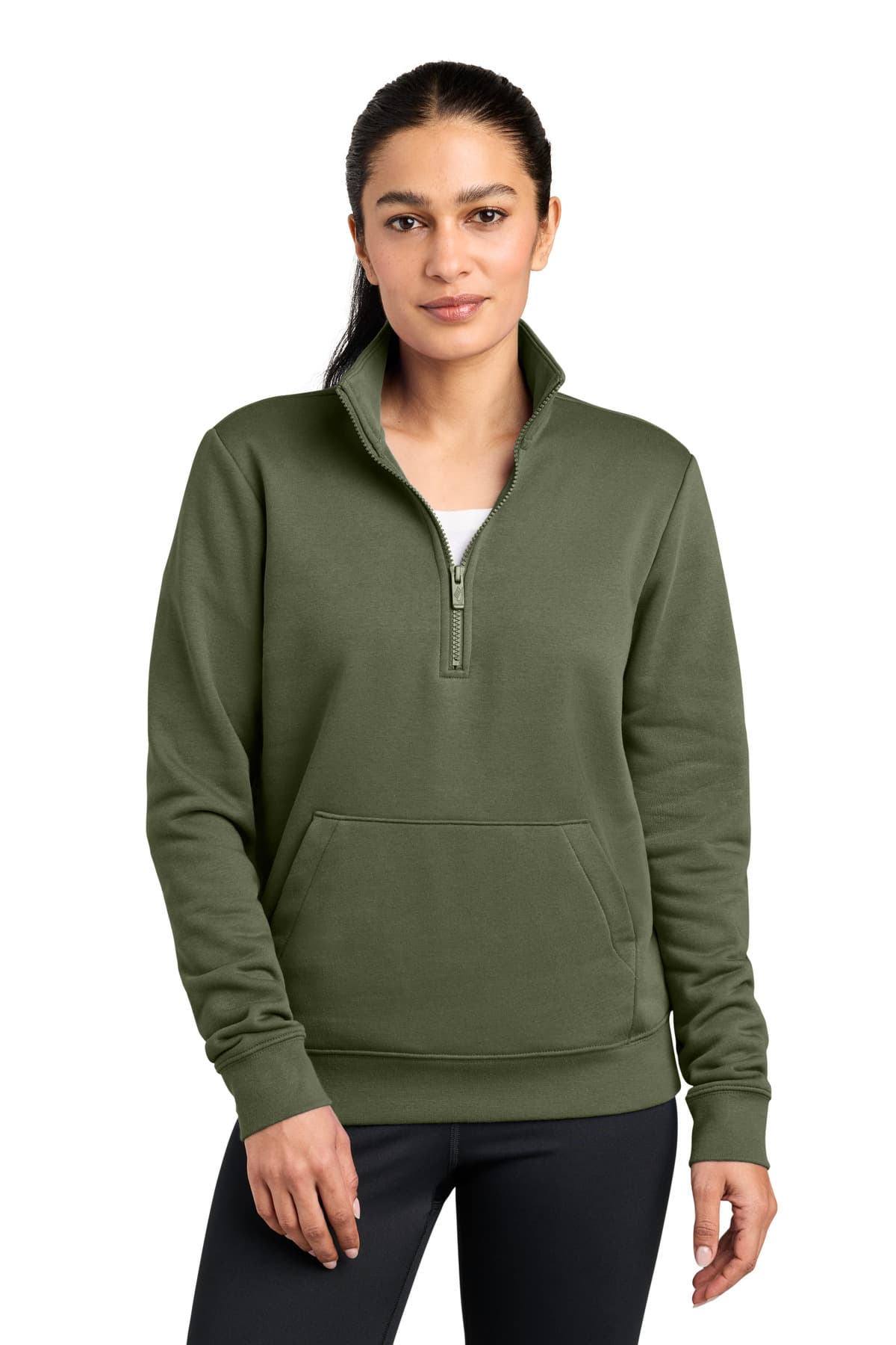 Nike Nike Women's Club Fleece Sleeve Swoosh 1/2-Zip NKDX6720