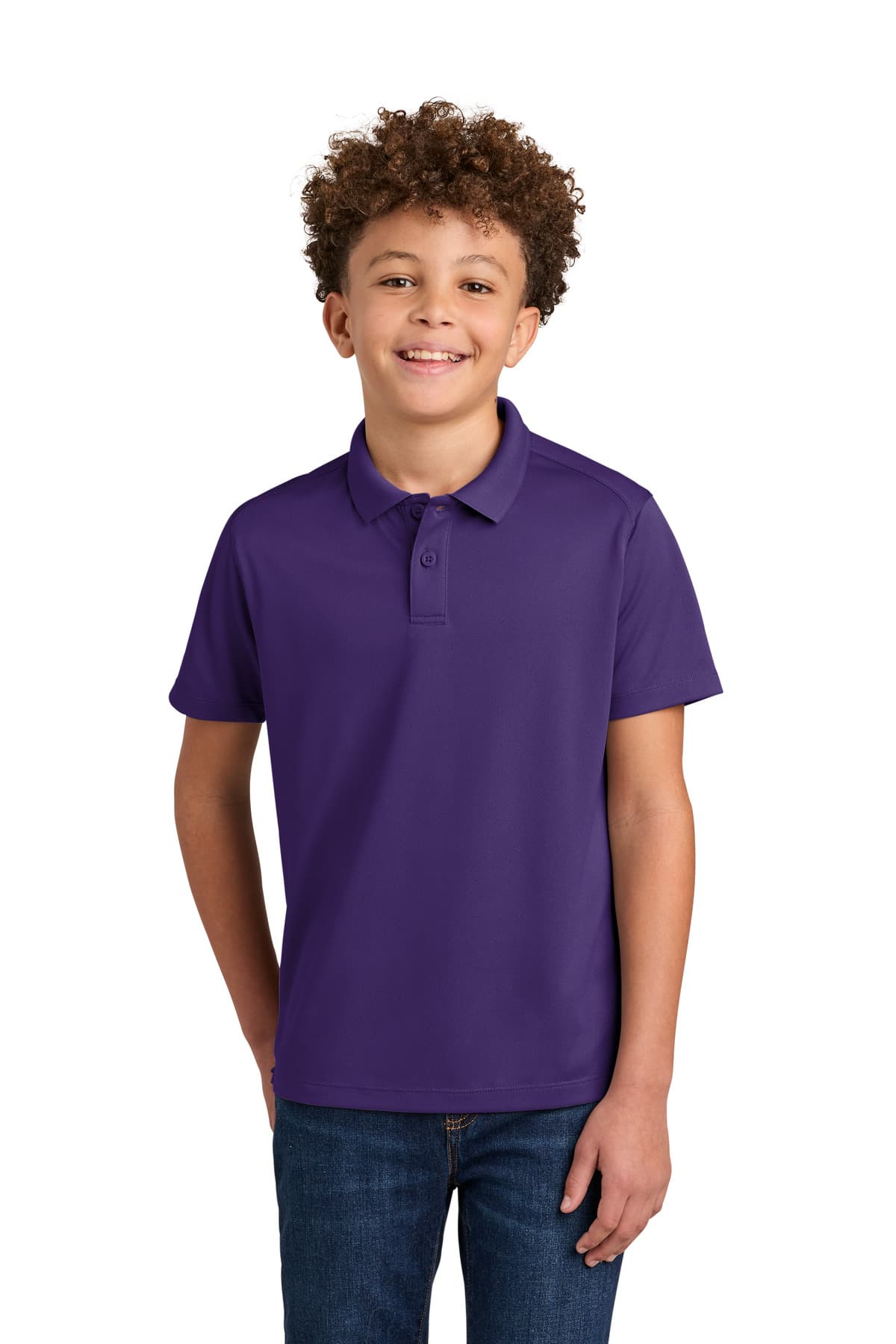 Port Authority Port Authority Youth Wearever Performance Pique Polo Y240 in Prism Purple