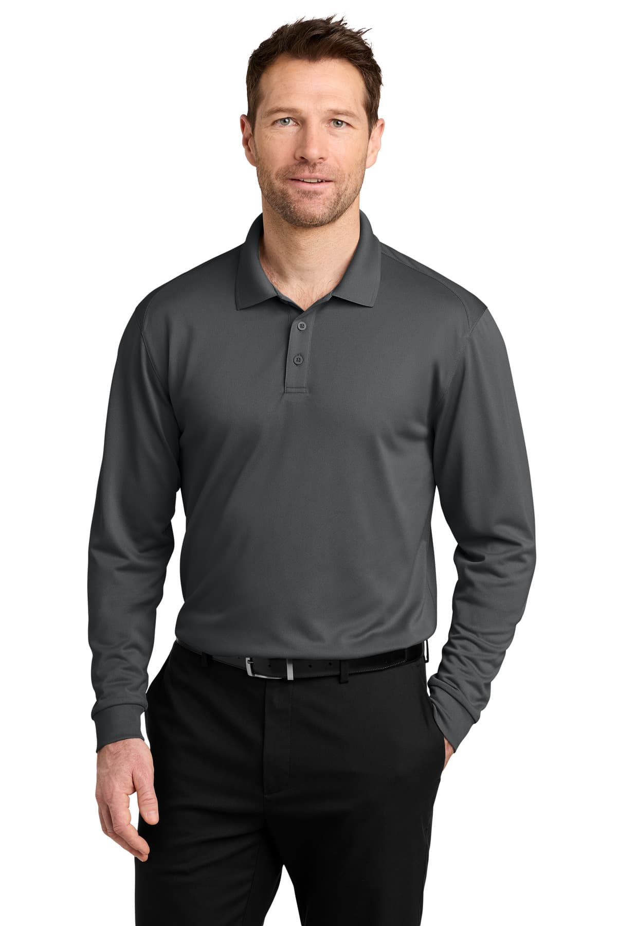 Port Authority Port Authority Wearever Performance Pique Long Sleeve Polo K240LS