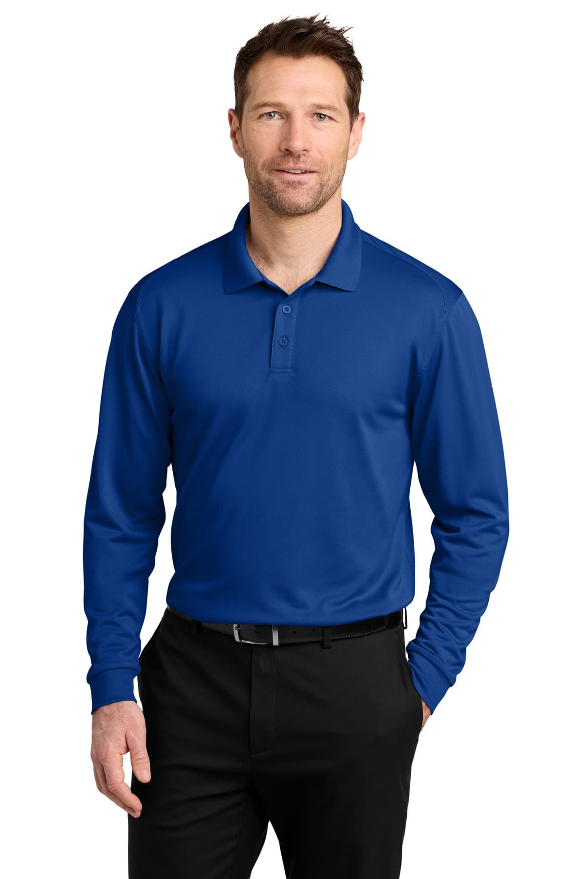 Port Authority Port Authority Wearever Performance Pique Long Sleeve Polo K240LS