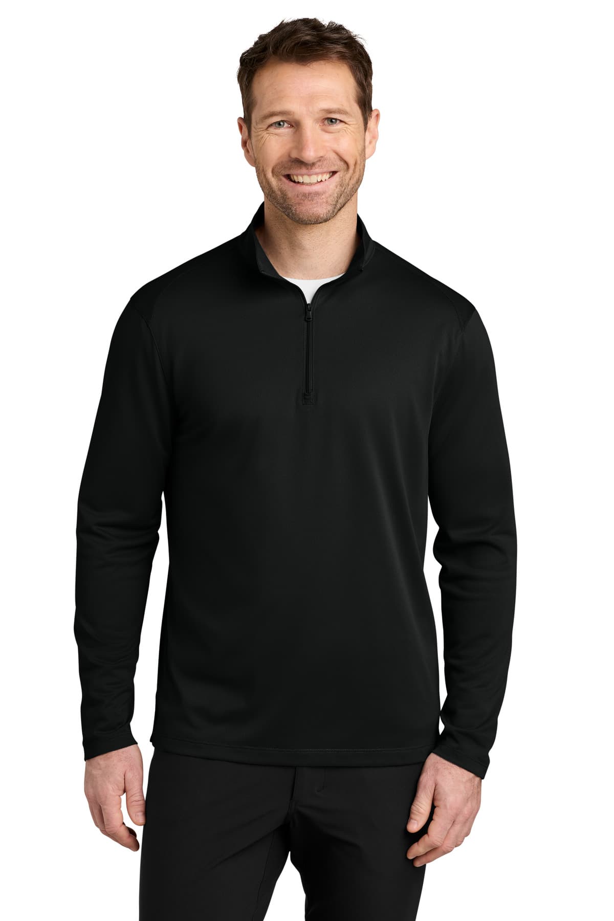 Port Authority Port Authority Wearever Performance Pique 1/4-Zip K241 in Deep Black