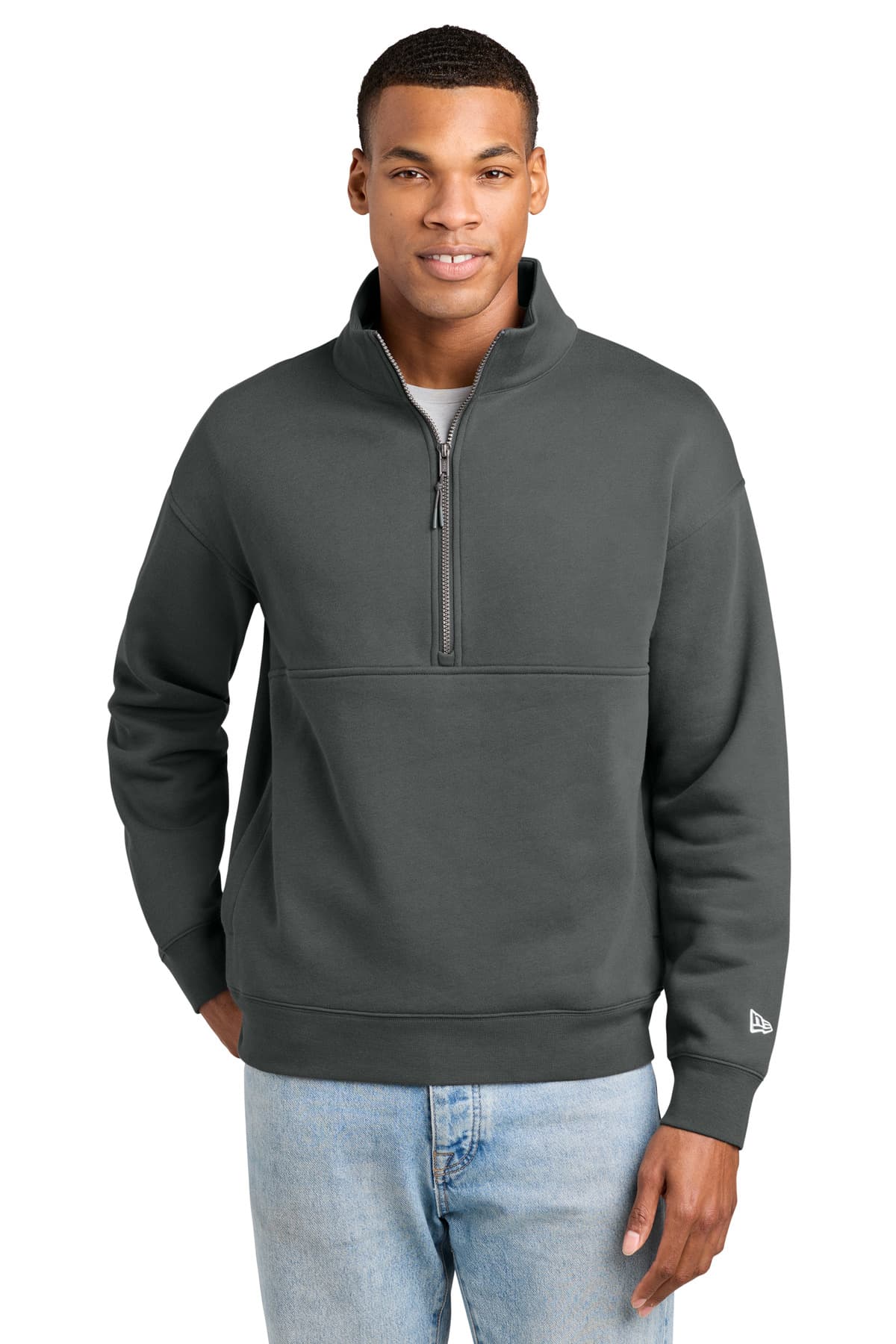 New Era New Era Heritage Fleece 1/2-Zip NEA528