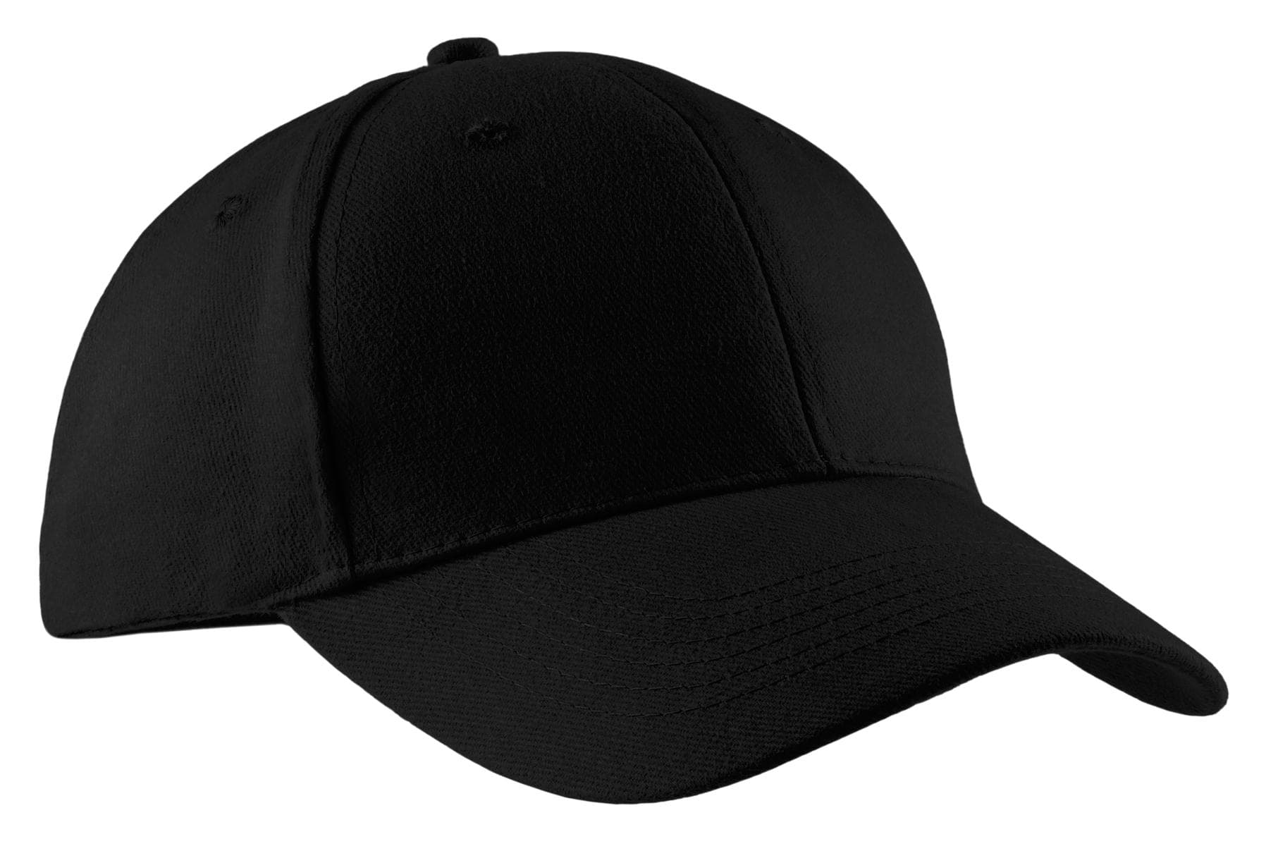 Port Authority Port Authority Brushed Twill Cap.  CP82 in Black