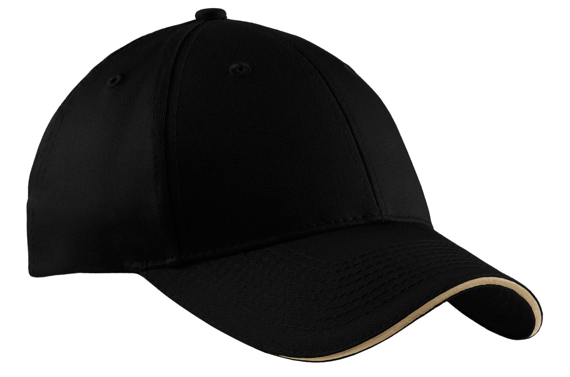 Port Authority Port Authority Cotton Twill Sandwich Bill Cap.  CP85