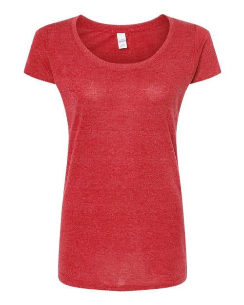 Tultex Women's Poly-Rich Scoop Neck T-Shirt