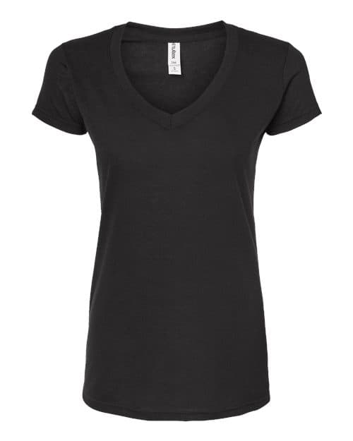Tultex Women's Poly-Rich V-Neck T-Shirt