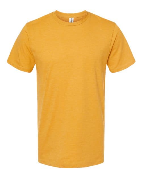 Tultex Men's Premium Cotton Blend T-Shirt in Agave Heather