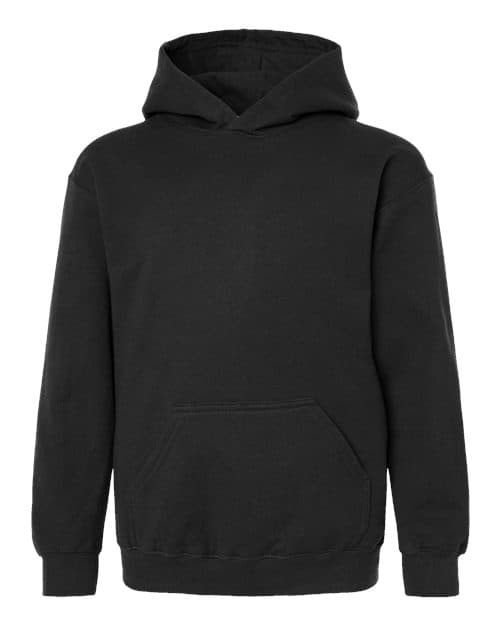 Tultex Youth Hooded Sweatshirt in Black