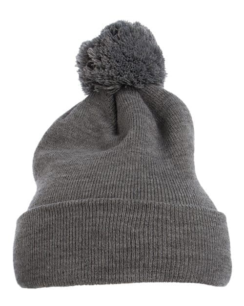 YP Classics Pom-Pom Cuffed Knit Beanie