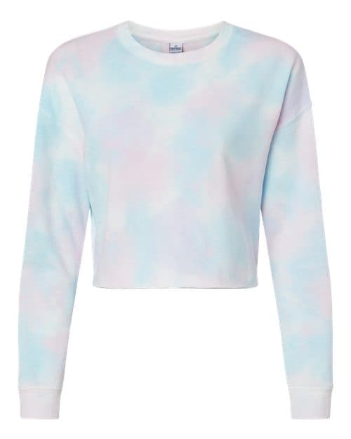 Independent Trading Co. Women's Lightweight Crop Crewneck Sweatshirt
