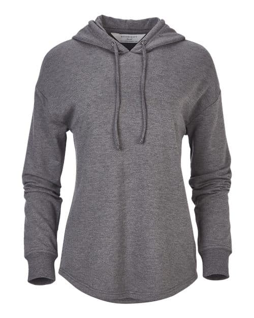 Boxercraft Women's Dream Fleece Hooded Sweatshirt in Black Heather