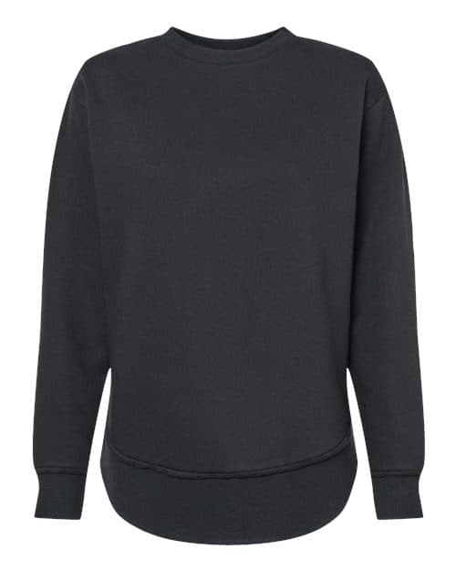LAT Women's Weekend Crewneck Sweatshirt in Basil