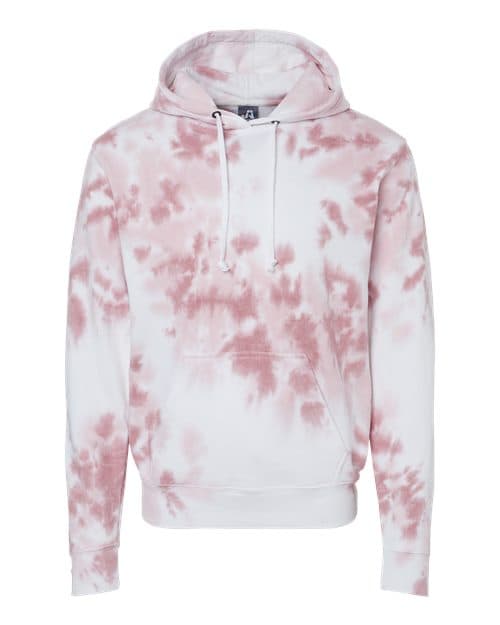J. America Men's Tie-Dyed Fleece Hooded Sweatshirt