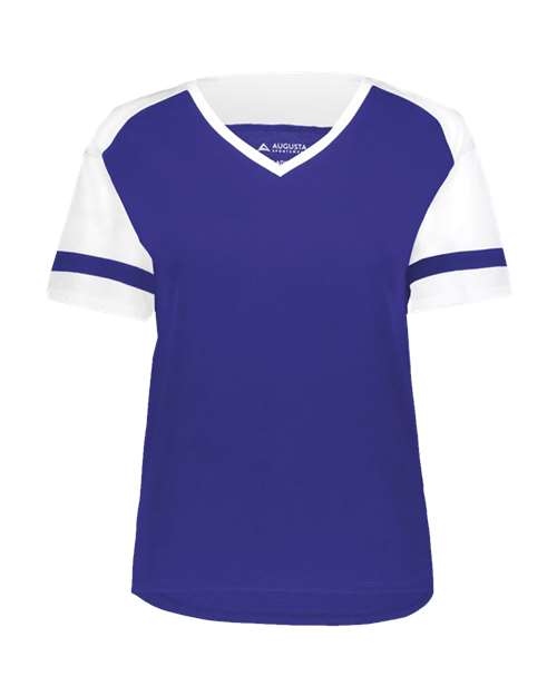 Augusta Sportswear Women's Triblend Fanatic 2.0 V-Neck T-Shirt