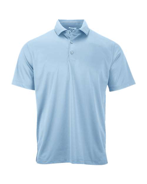 Paragon Men's Preakness Micro Mesh Polo in Blue Mist