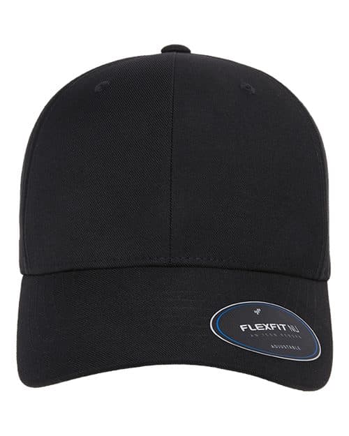 Flexfit NU® Adjustable Cap in Black