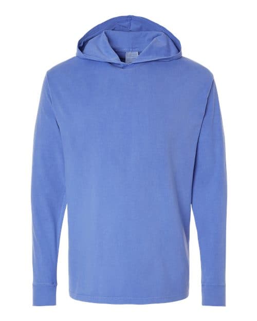 ComfortWash by Hanes Unisex Garment-Dyed Jersey Hooded Long Sleeve T-Shirt