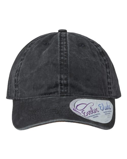 Infinity Her Women's Pigment-Dyed with Fashion Undervisor Cap in Black/ Leopard