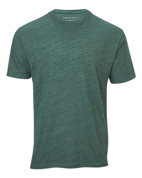 Boxercraft Unisex Tri-Blend T-Shirt in Hunter Heather