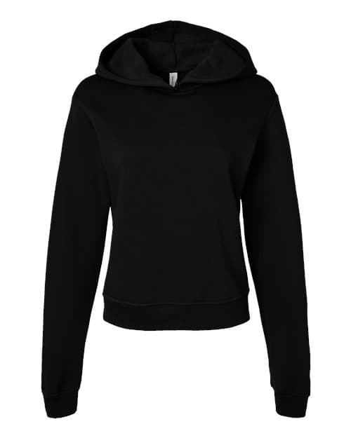 BELLA + CANVAS Women's Classic Hoodie Sweatshirt in Black