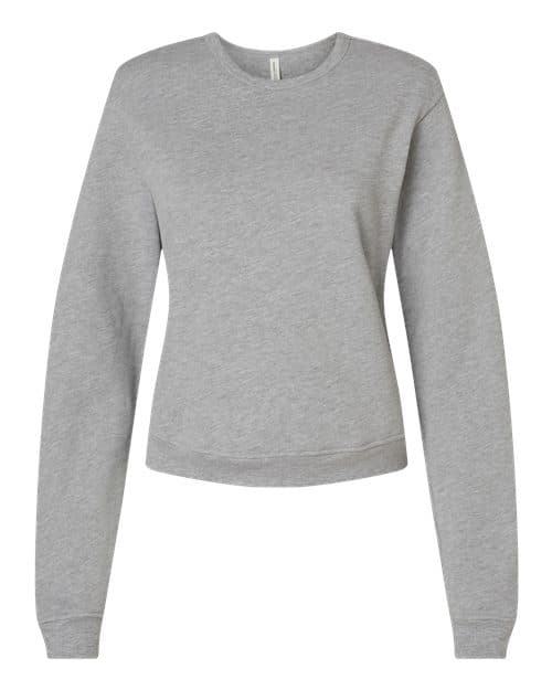 BELLA + CANVAS Women's Sponge Fleece Crewneck Sweatshirt in Athletic Heather