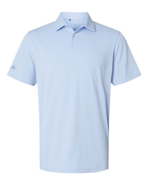 Adidas Men's Blended Polo in Blue Dawn Melange