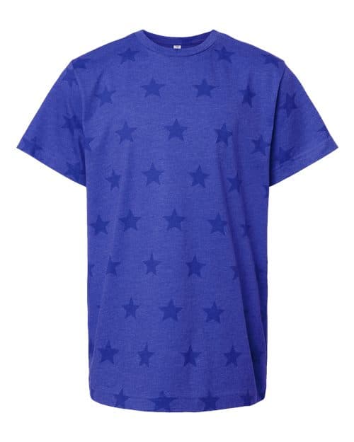 Code Five Youth Star Print Tee