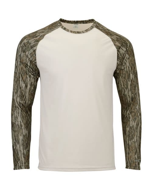 Paragon Men's Jackson Mossy Oak Colorblocked Long Sleeve T-Shirt