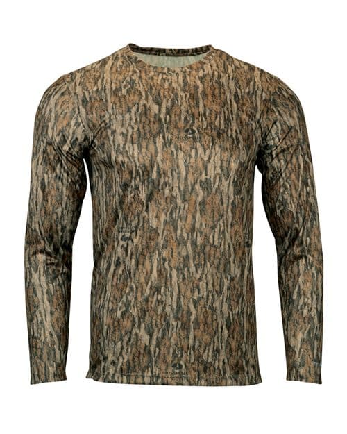 Paragon Men's Oxford Performance Camo Print Long Sleeve T-Shirt