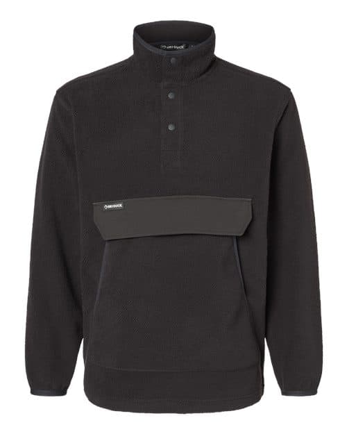 DRI DUCK Men's Timber Mountain Fleece Pullover in Black